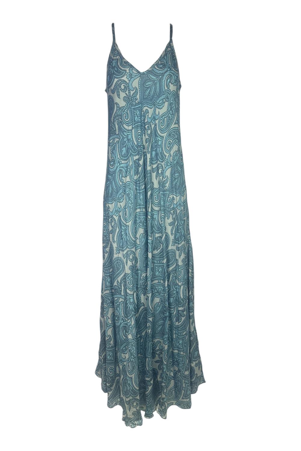 abito donna sottoveste fantasia cachemire