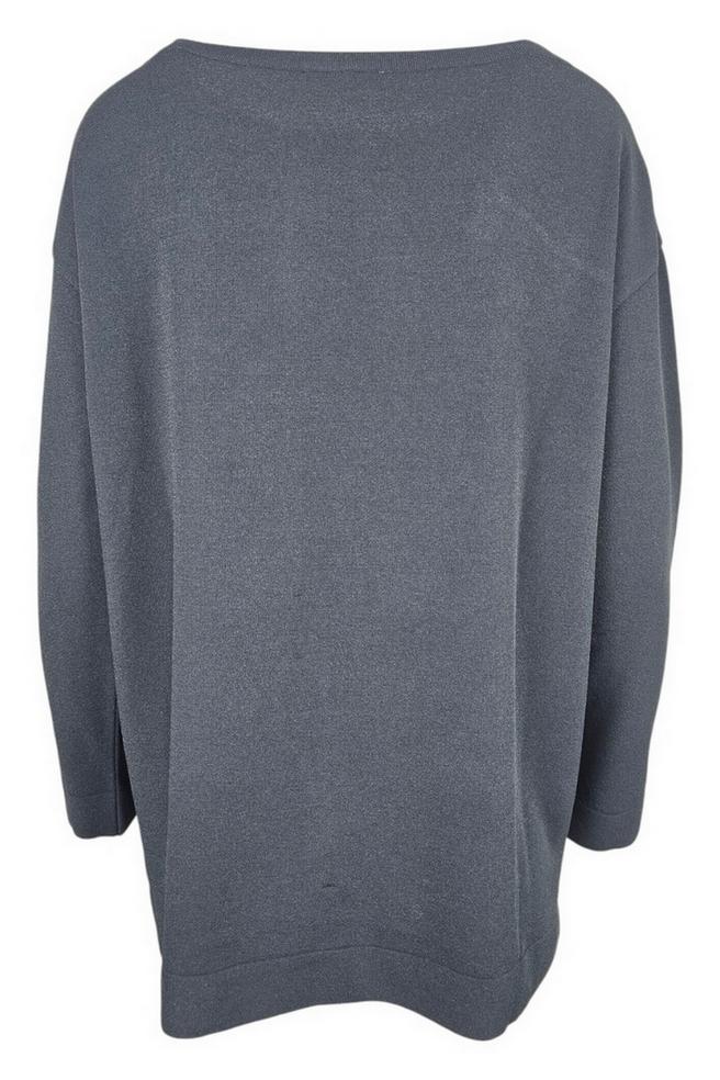 maglia donna lunga in elitè blu