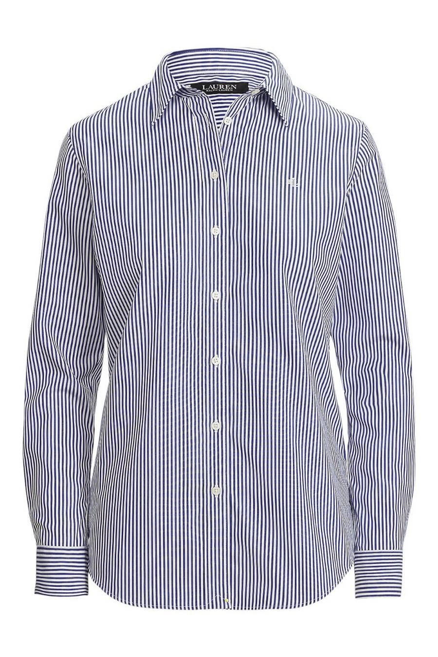 CAMICIA donna A RIGHE bianco e blu