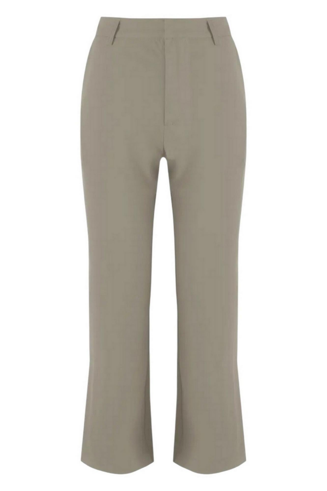 Pantalone donna in jersey tecnico beige