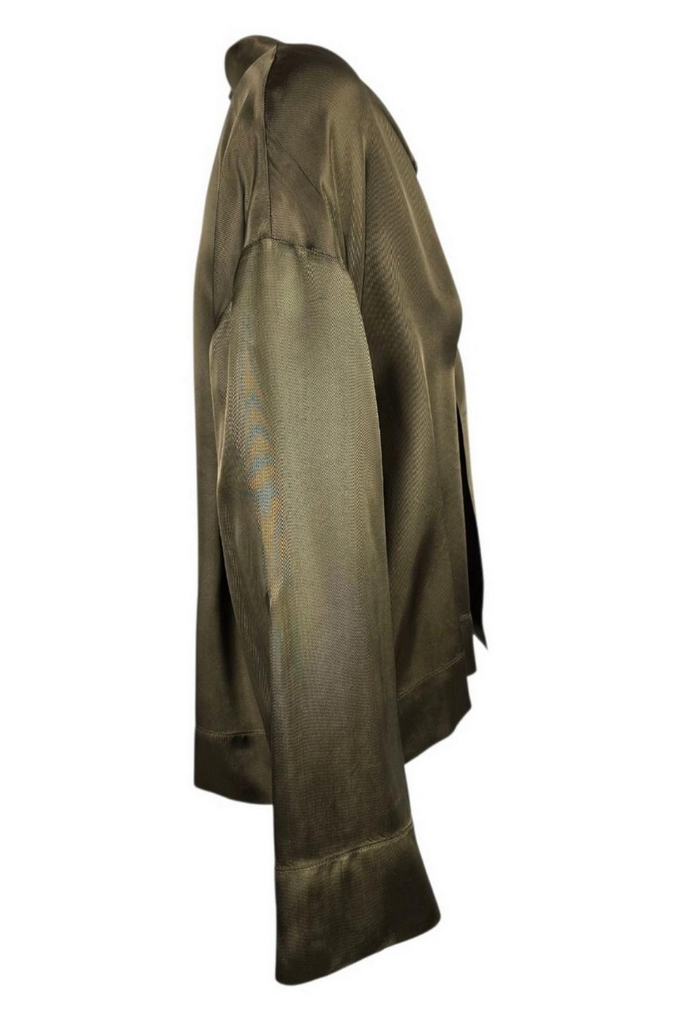 camicia donna raso fiocco militare.