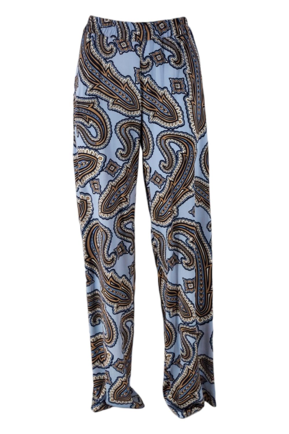 Pantalone Lavanda/beige/blu