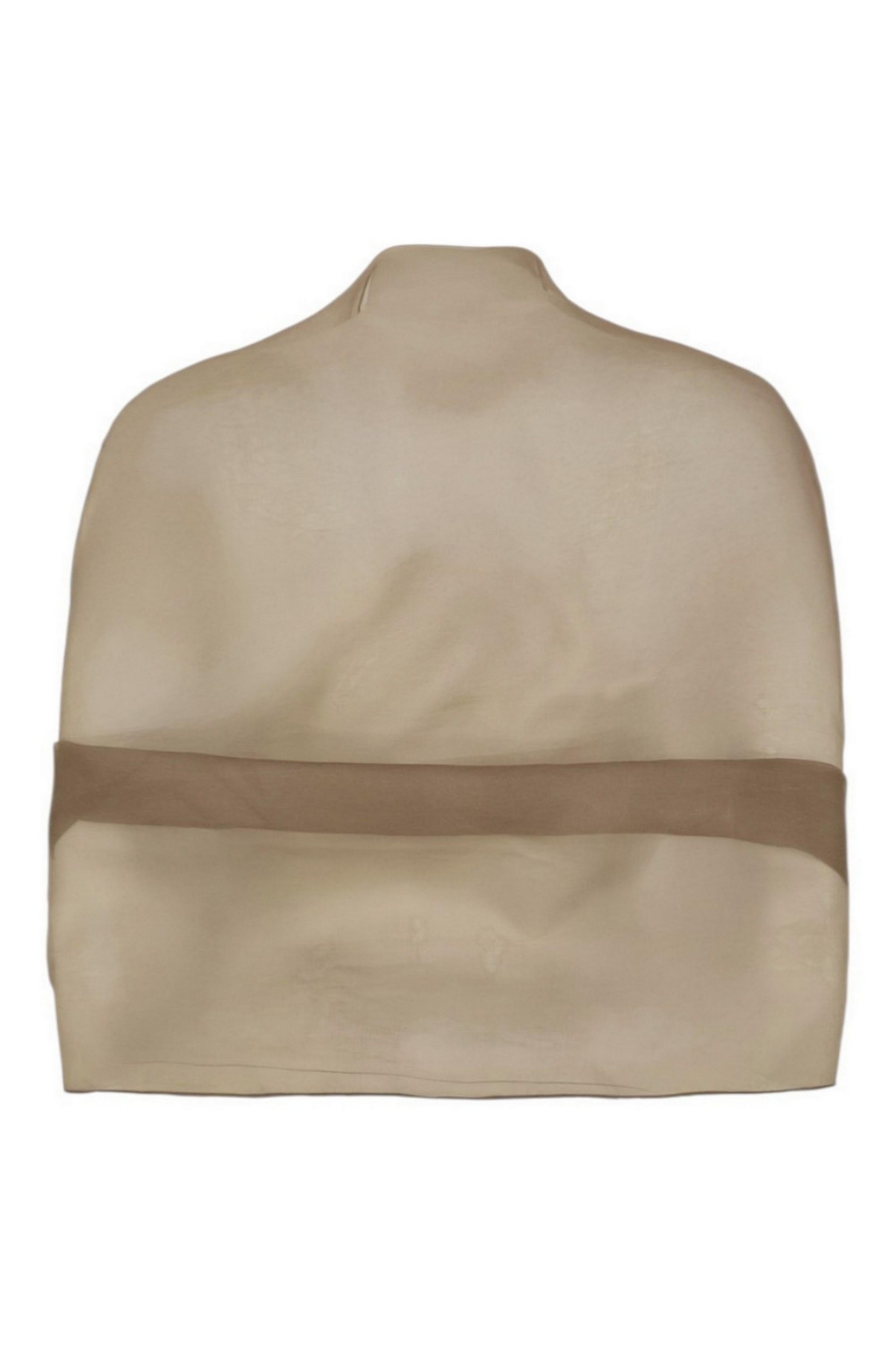 stola donna in organza castagna