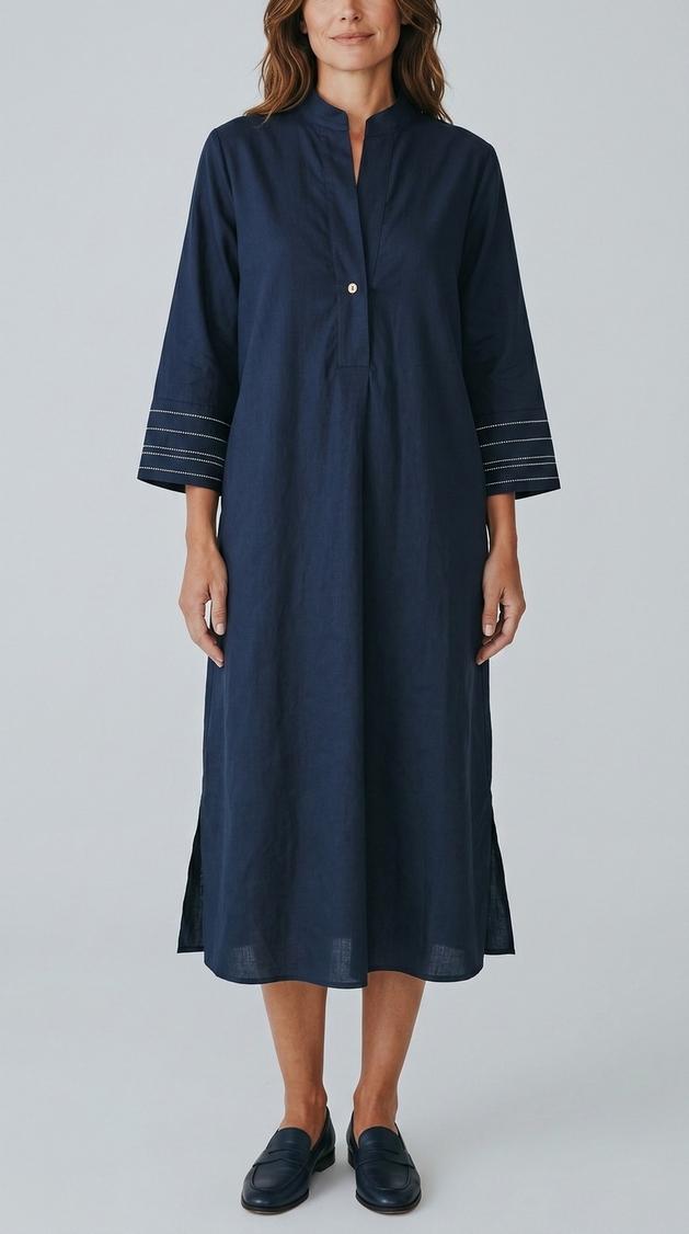 abito donna con paillettes blu