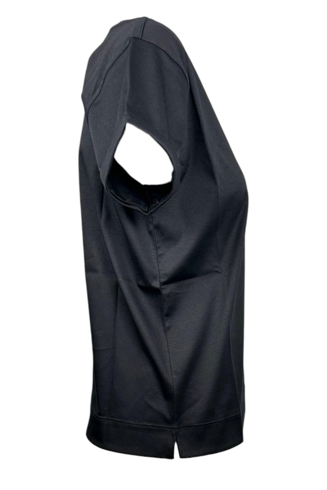 t-s donna mezza manica nero