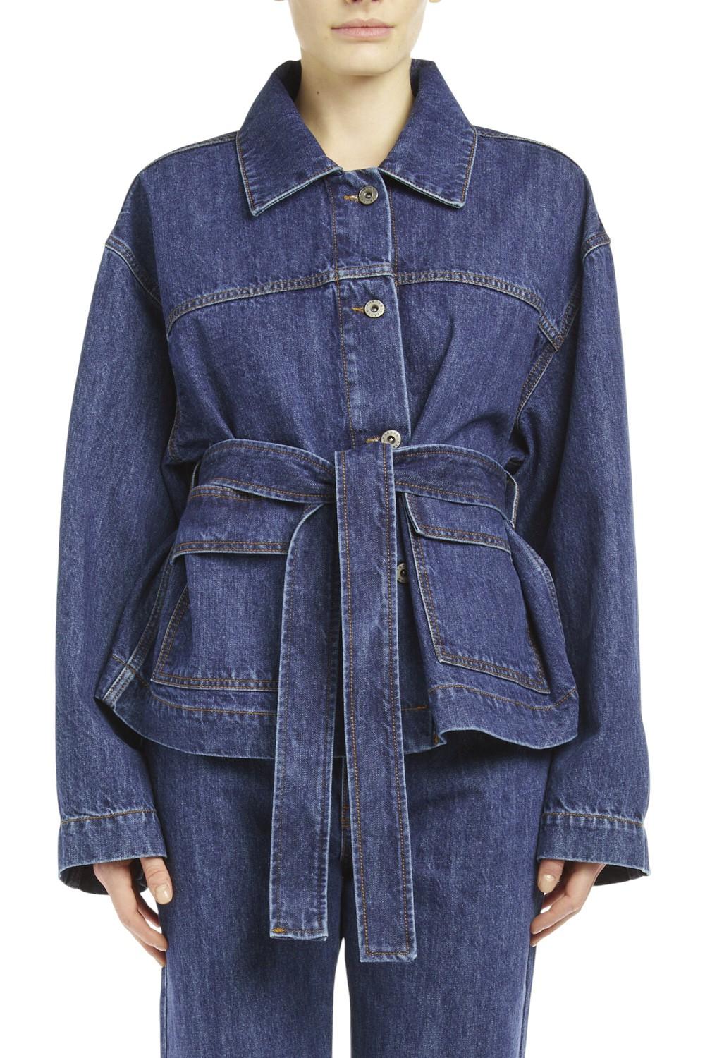 giacca donna sahariana in denim