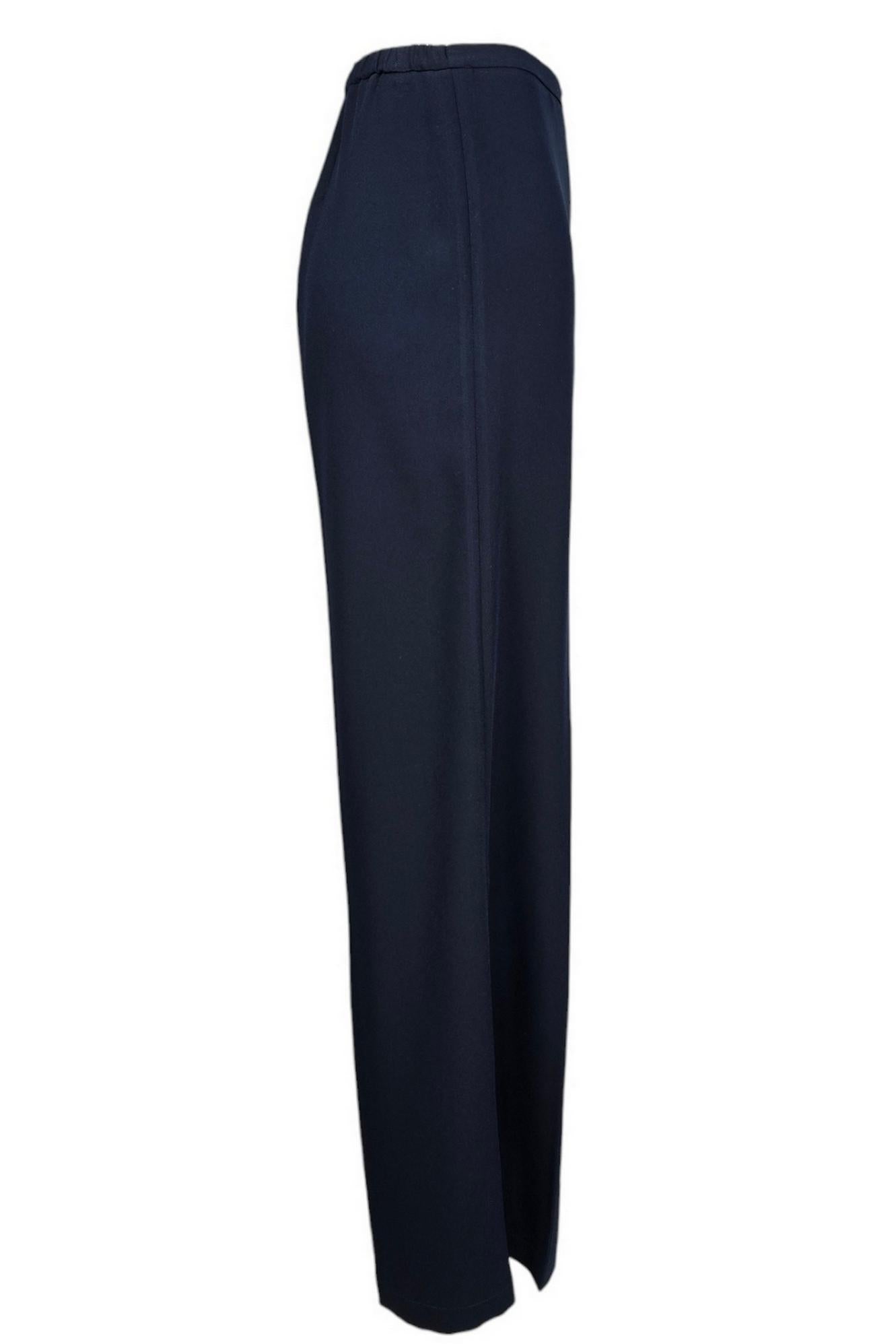 pantalone donna in anvers satin opaco blu