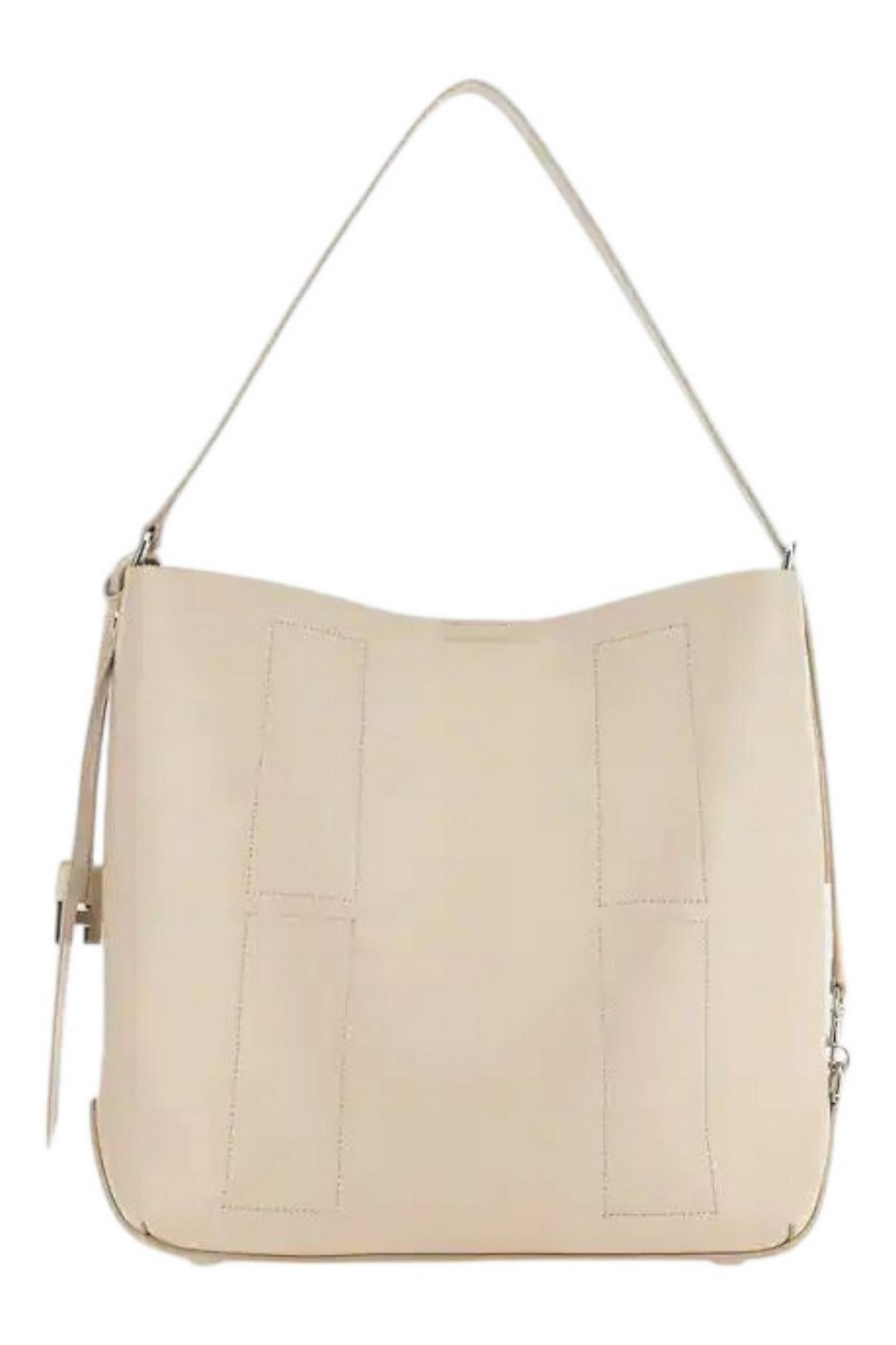 Borsa Hobo donna Hocket Media avorio