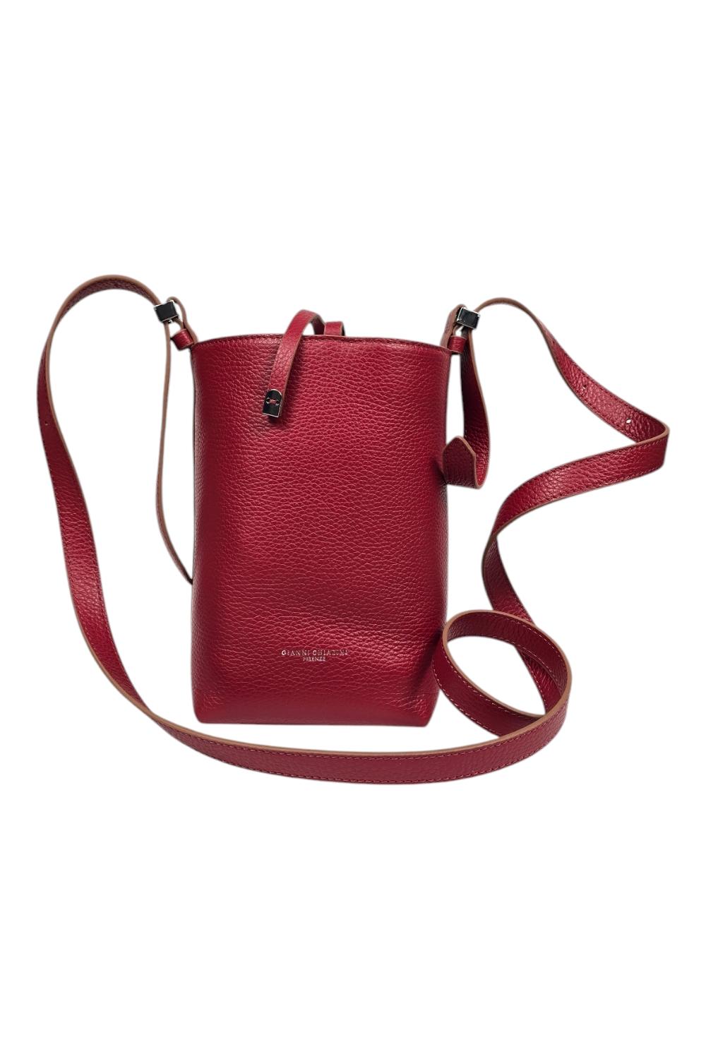 borsa donna amelia piccola in pelle rosso
