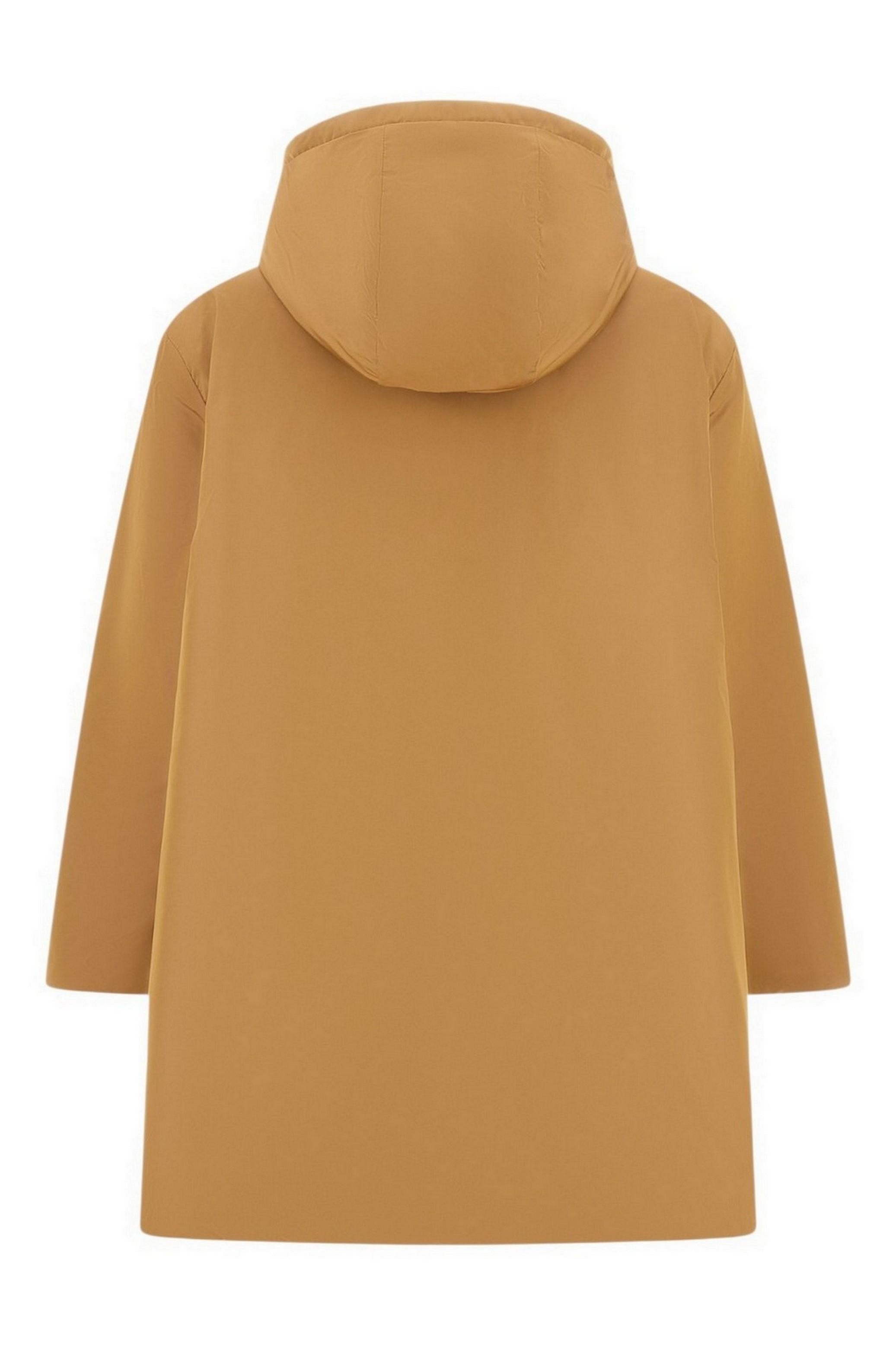 parka donna reversibile beige e blu