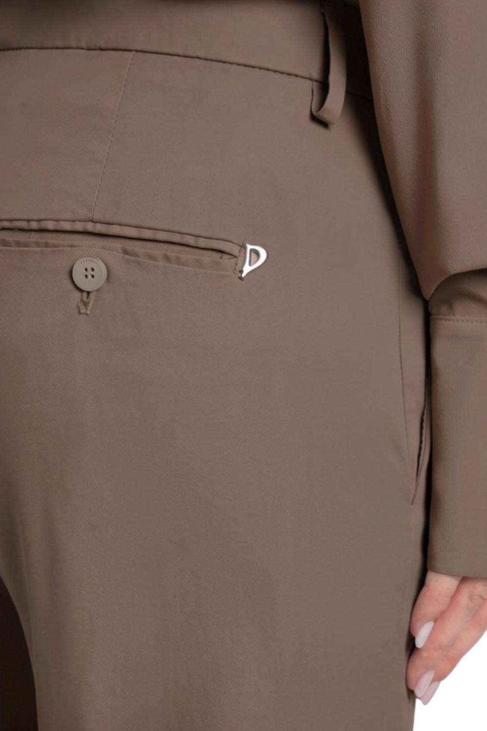 pantalone janice in gabardina militare