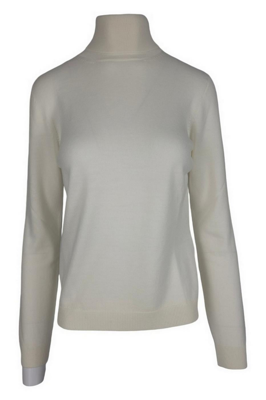 dolcevita donna sottogiacca bianco