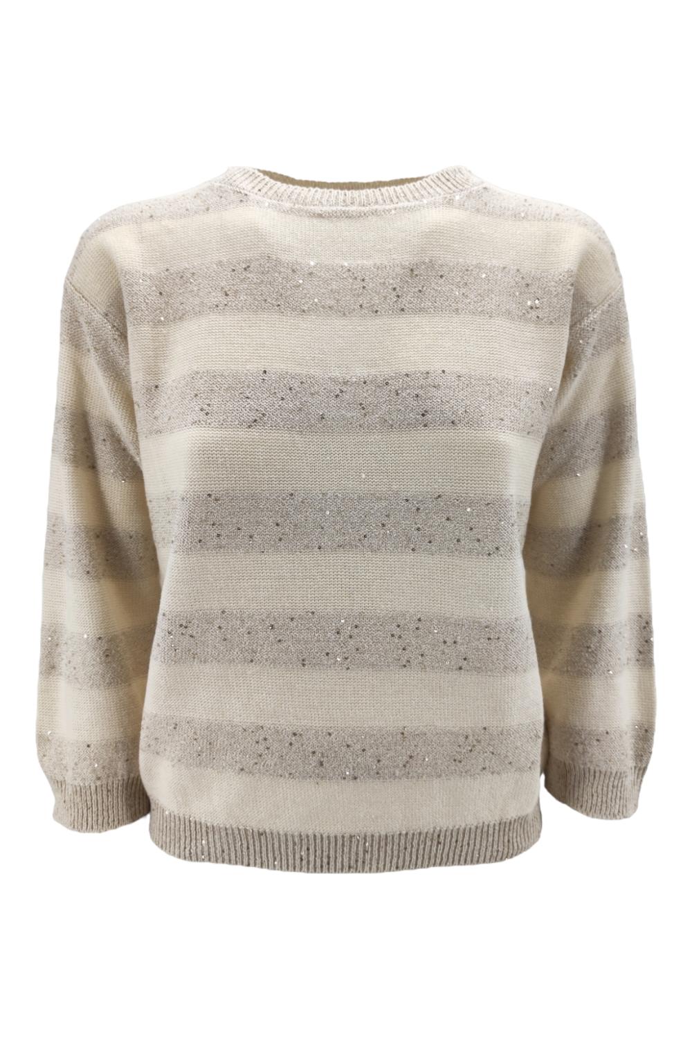 Maglia Grigio/bianco