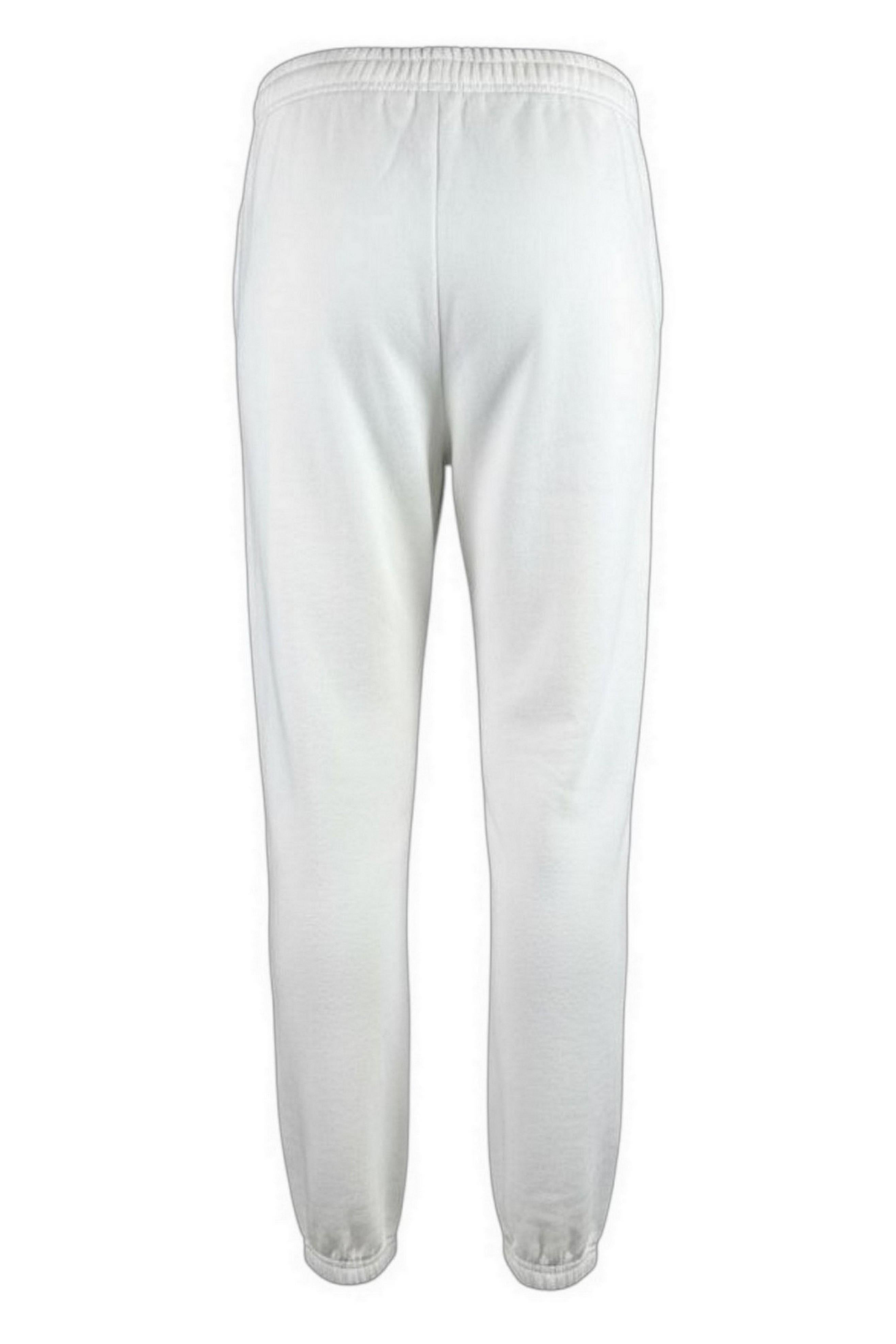 pantalone donna in felpa bianco