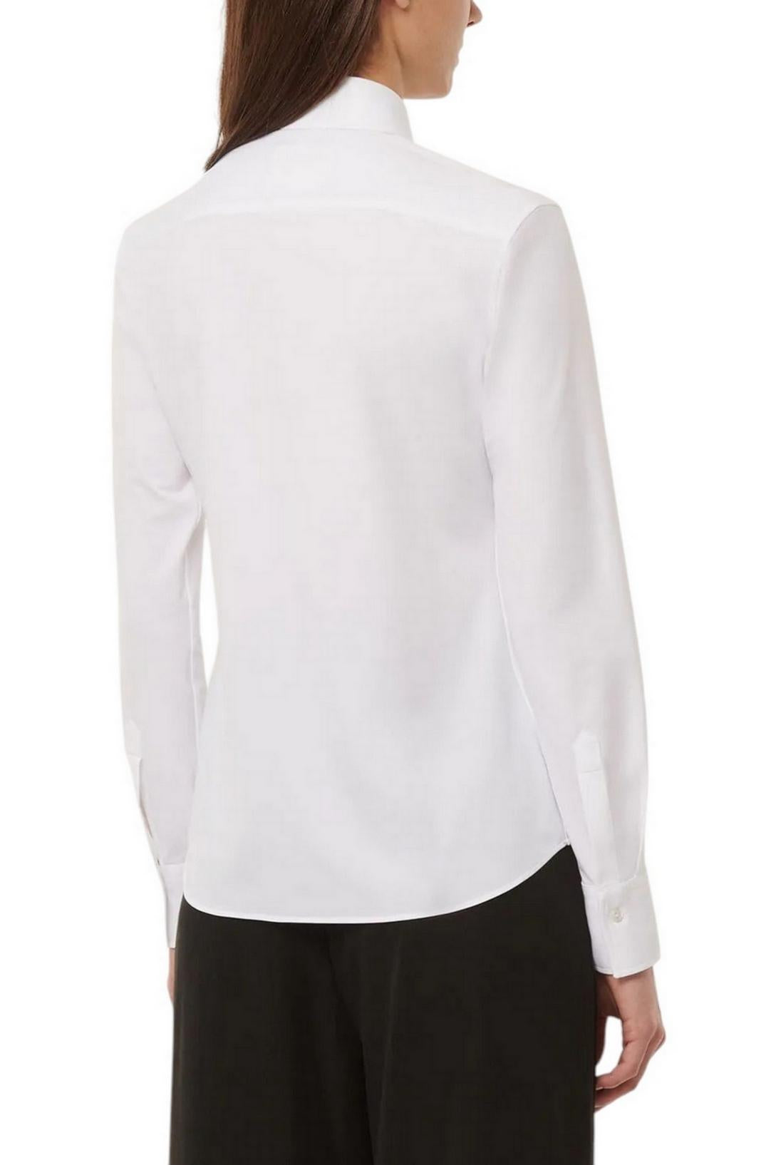 camicia donna in tessuto active bianco