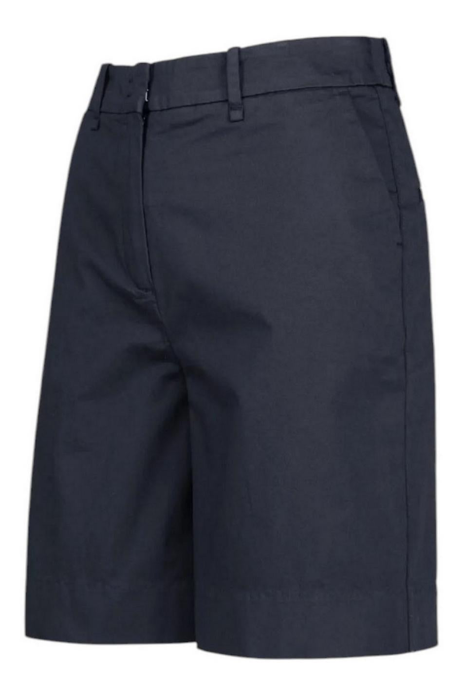 bermuda donna in gabardina di cotone