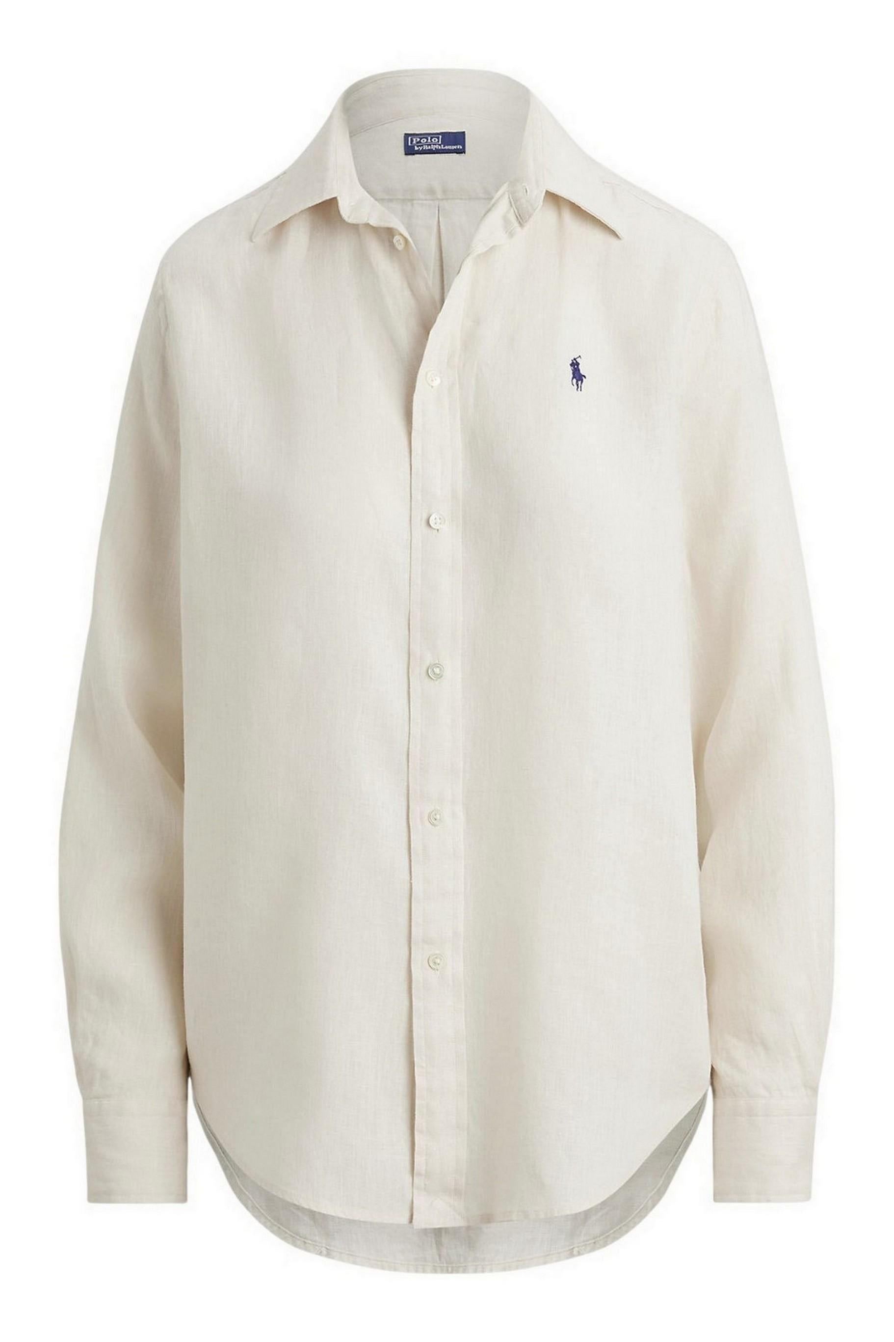 camicia donna lino over burro