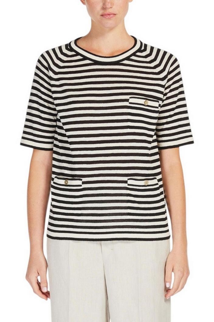maglia donna beati avorio e nero