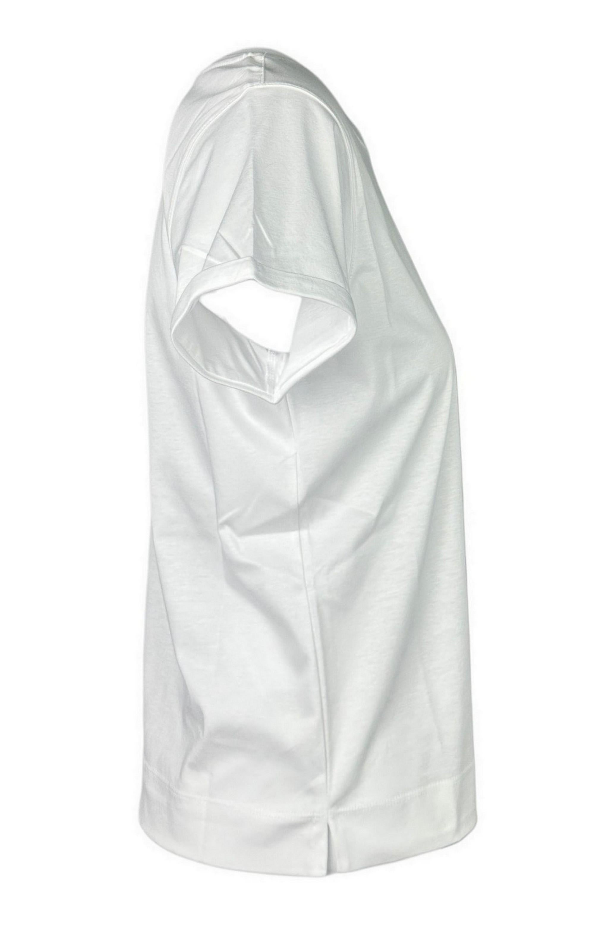 t-shirt donna manica corta bianco