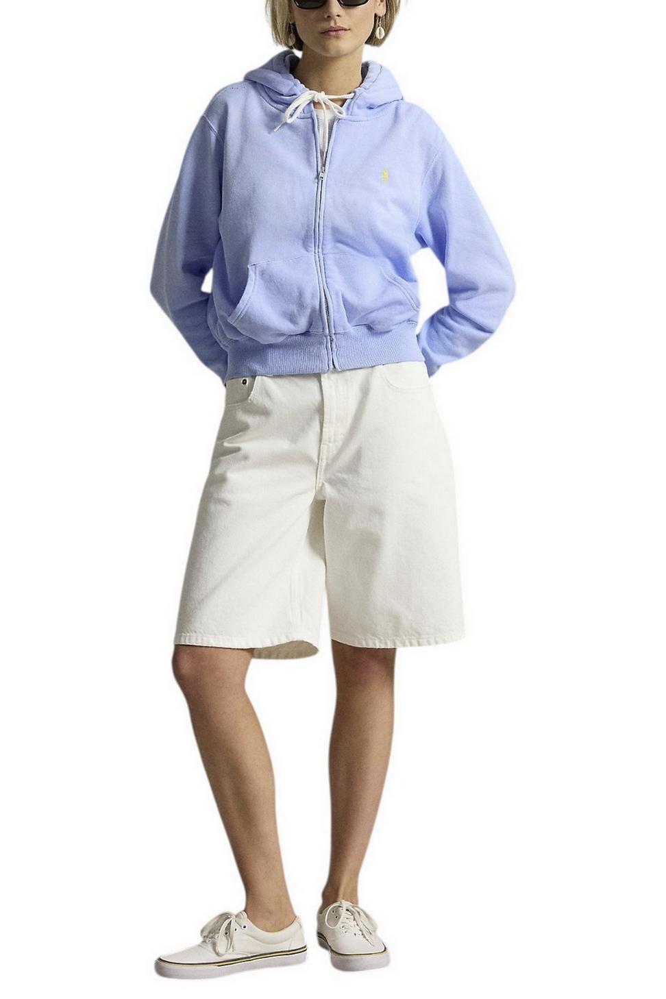 felpa donna azzurro