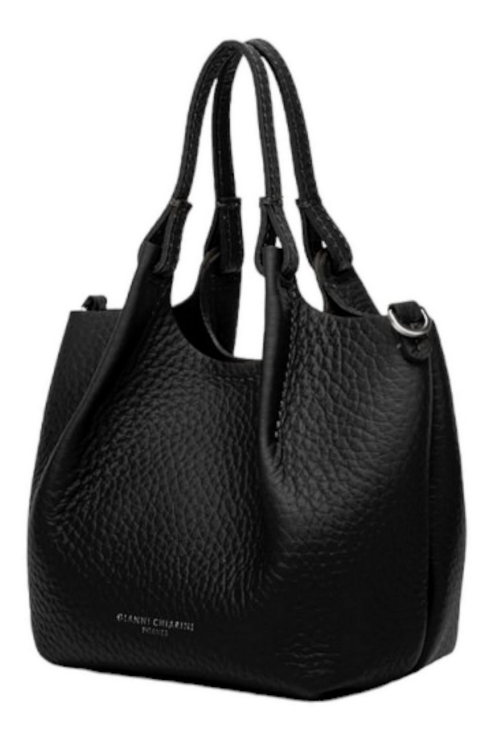 borsa donna in pelle nera