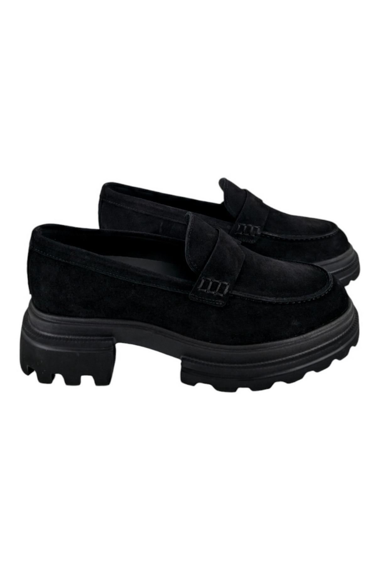 mocassino donna con carroarnato nero