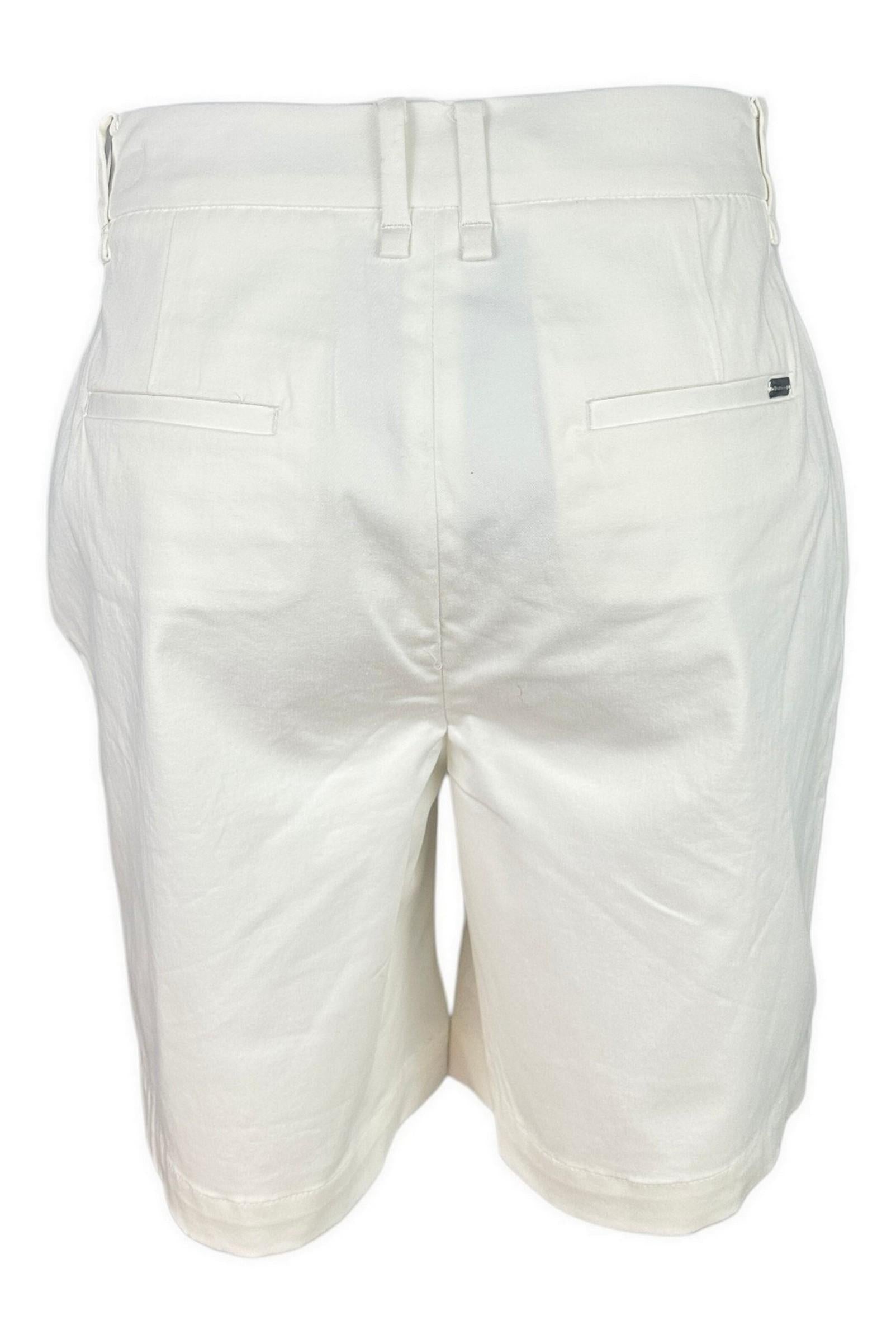 bermuda donna in cotone bianco