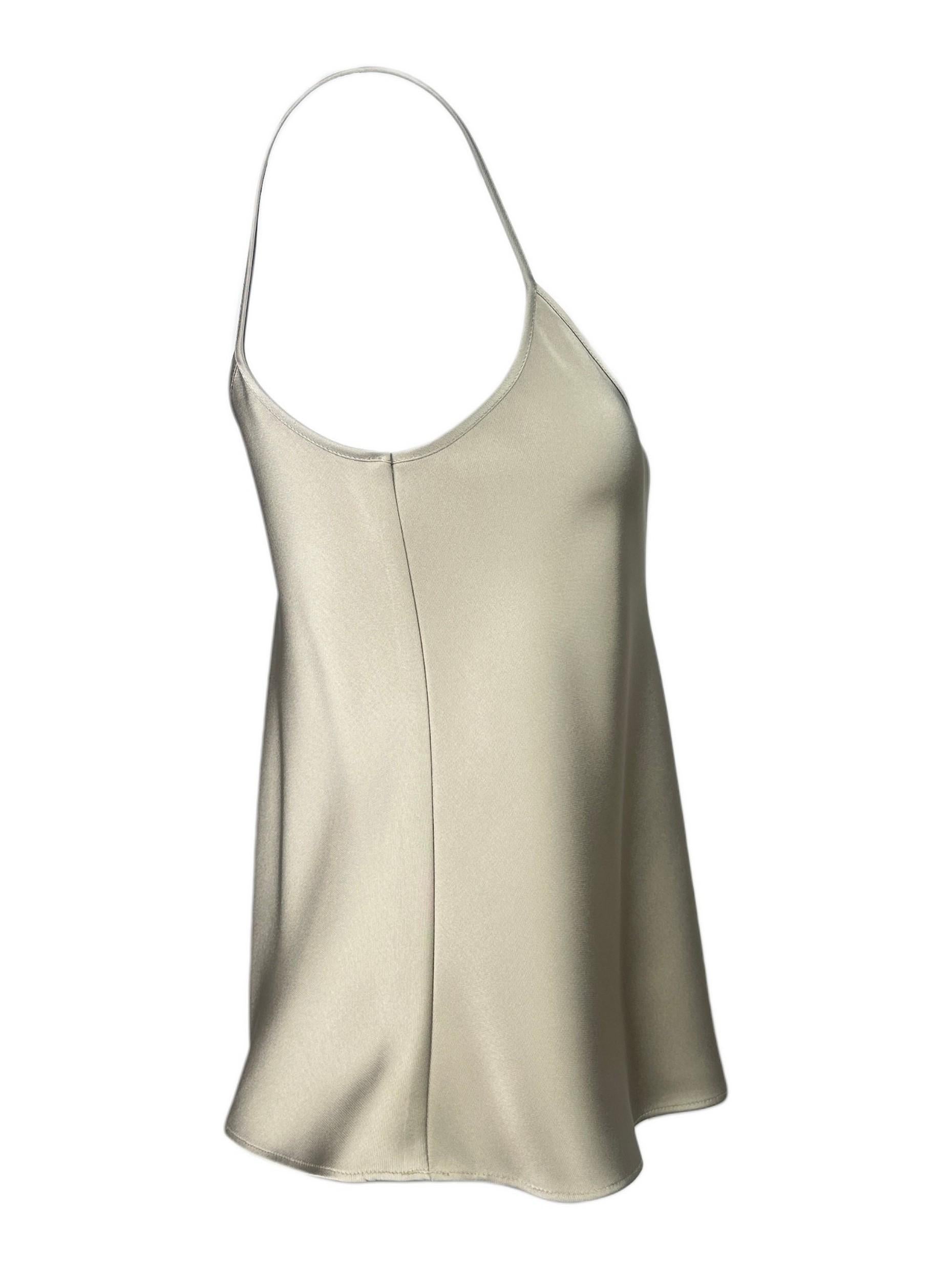 top donna in raso sabbia