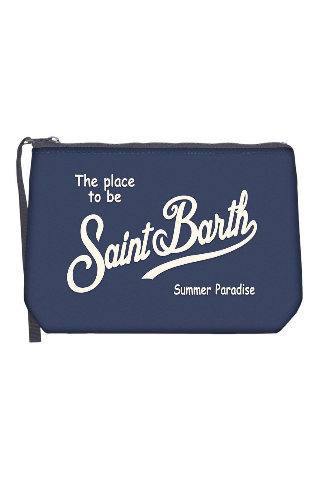 trousse donna aline in neoprene blu