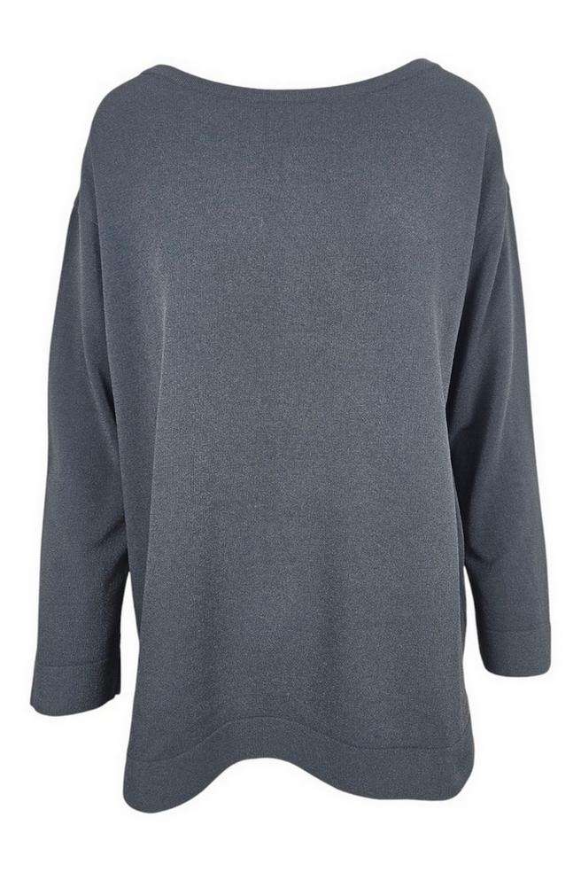 maglia donna lunga in elitè blu