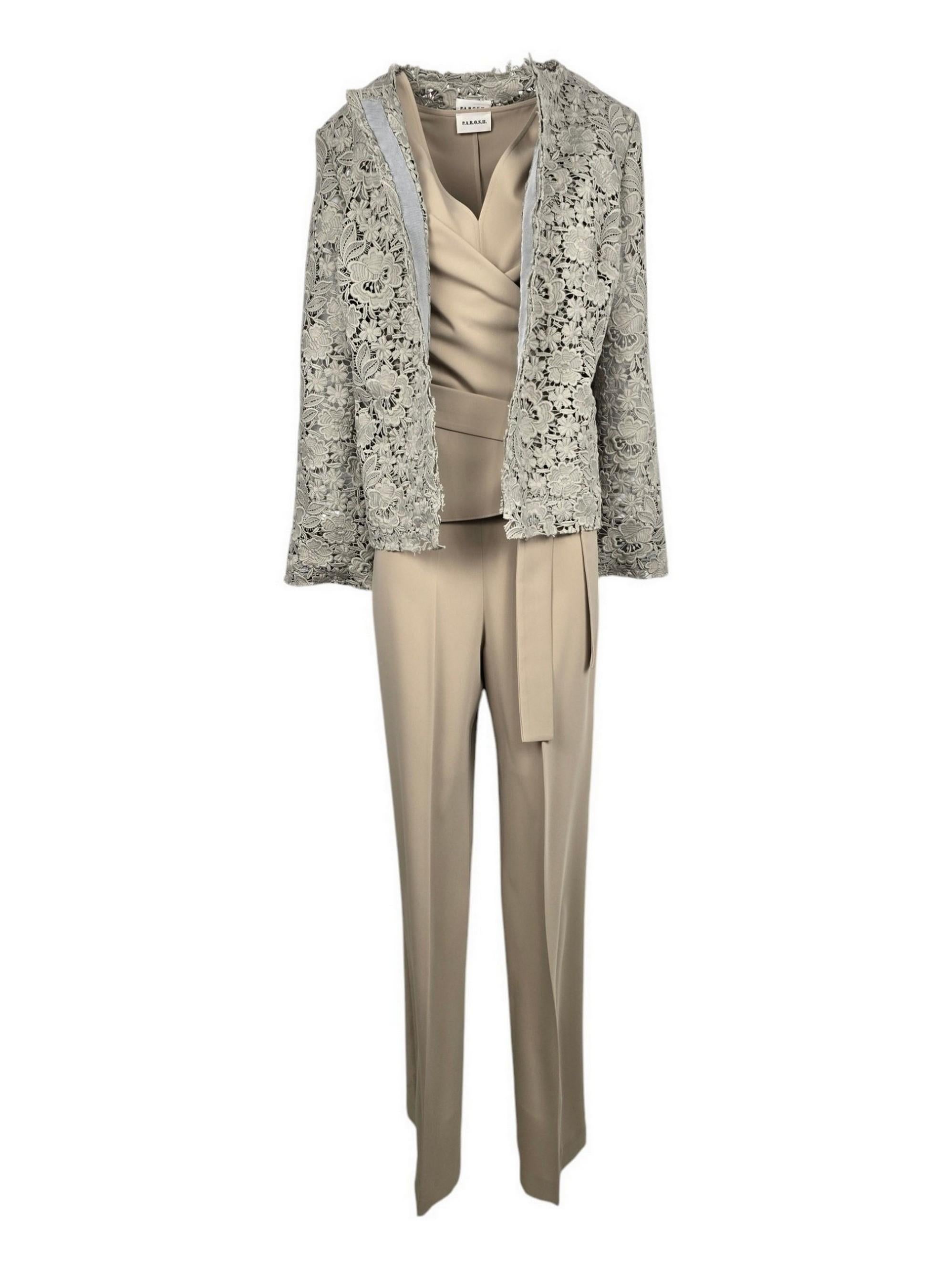 camicia donna incrociata in cady beige