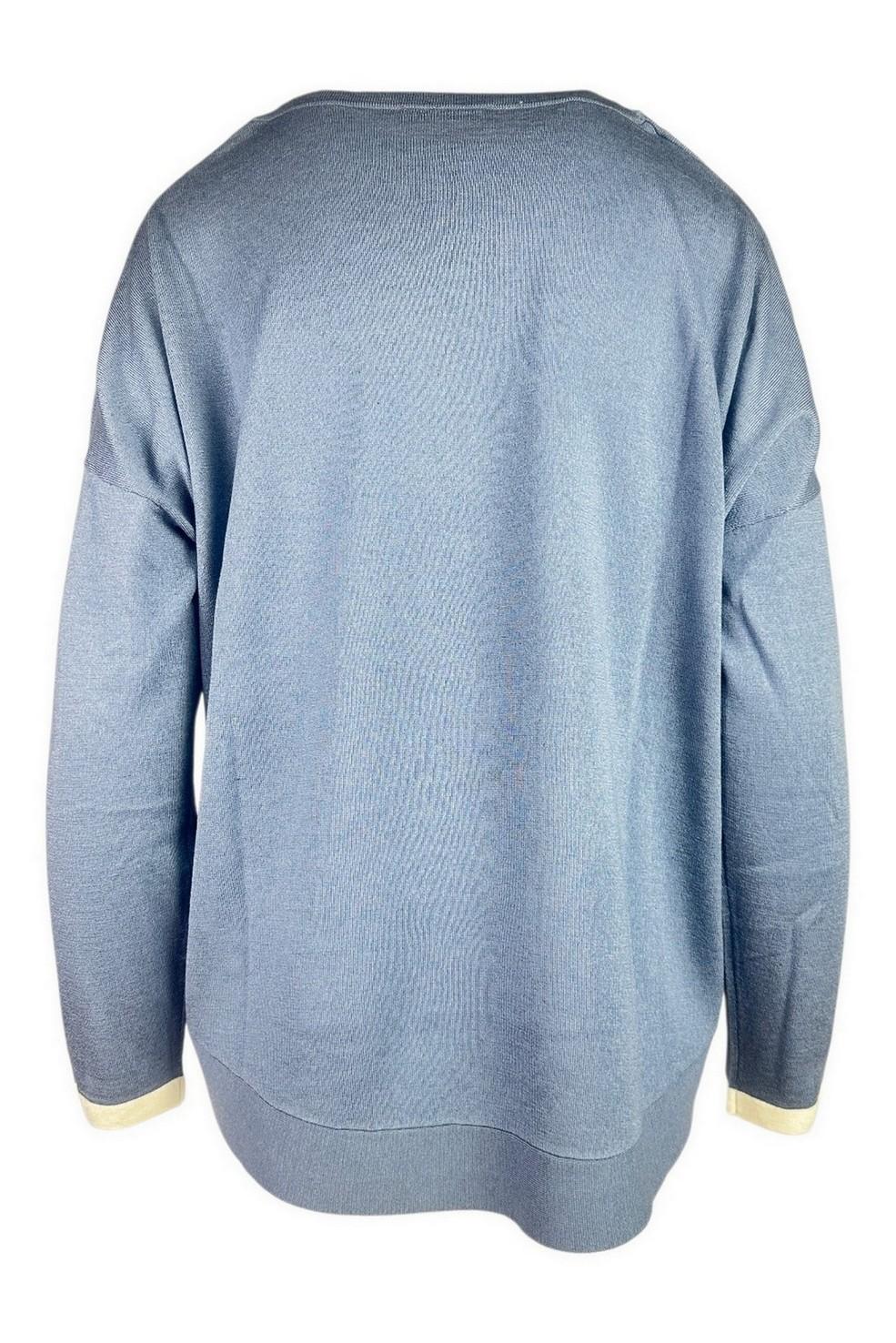 maglia donna over denim