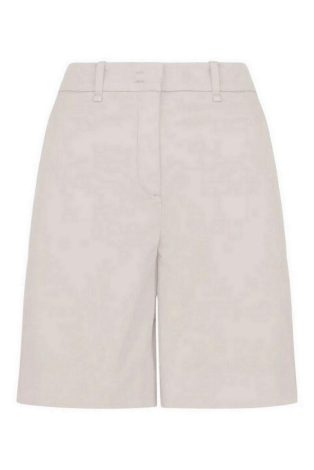 bermuda donna in gabardina di cotone