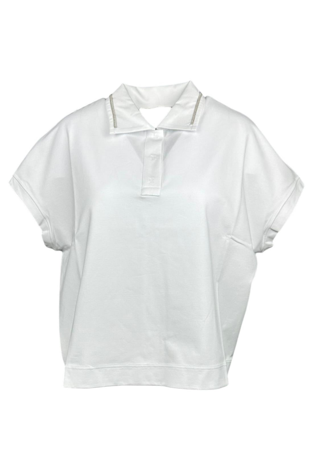 Polo donna bianco