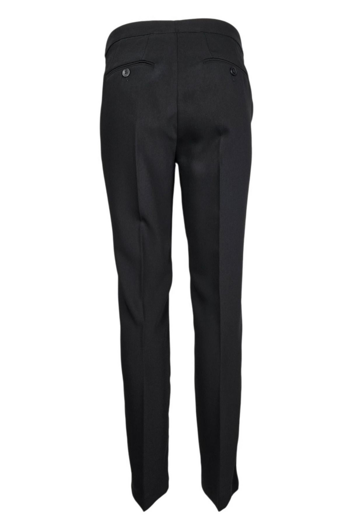 pantalone donna smoking nero