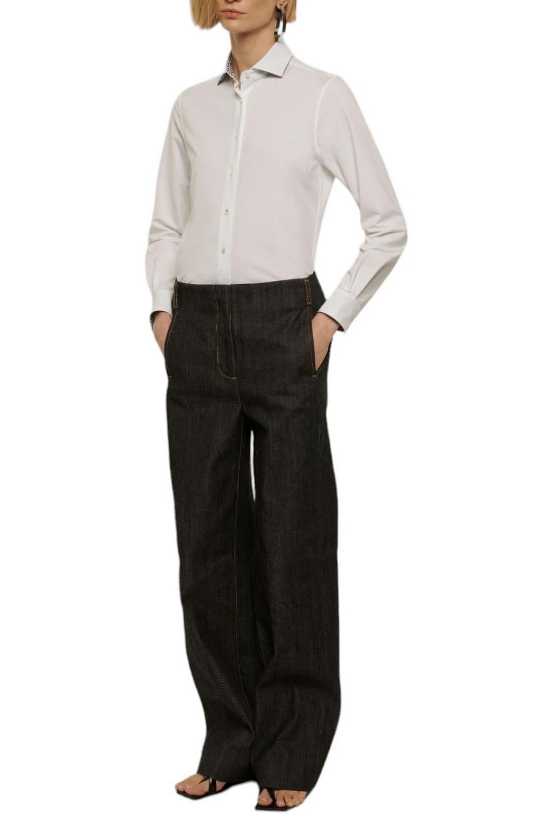 camicia donna active bianca