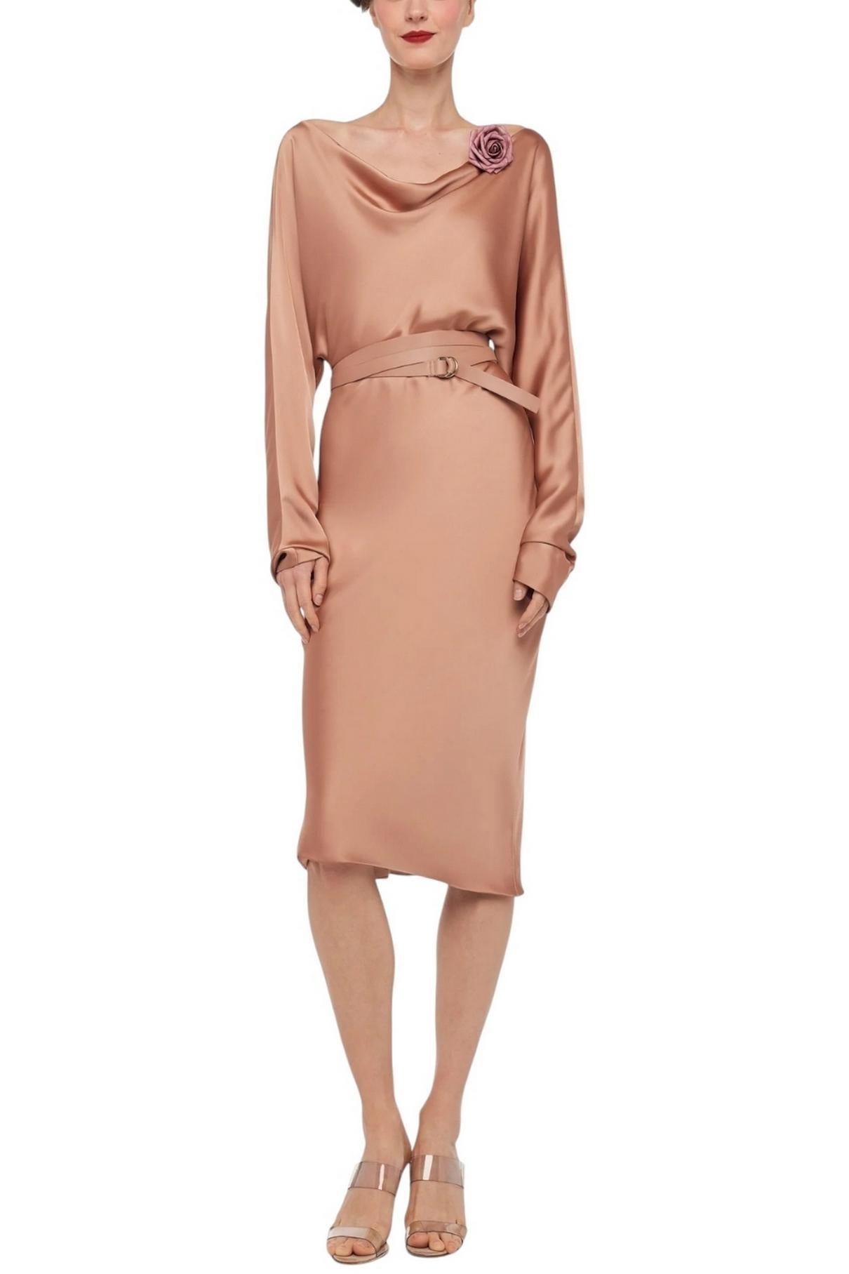 abito donna Dolman Maria cappuccino