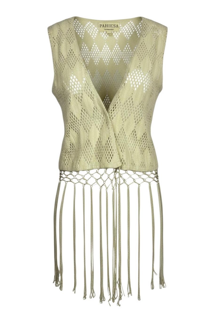 gilet con frange