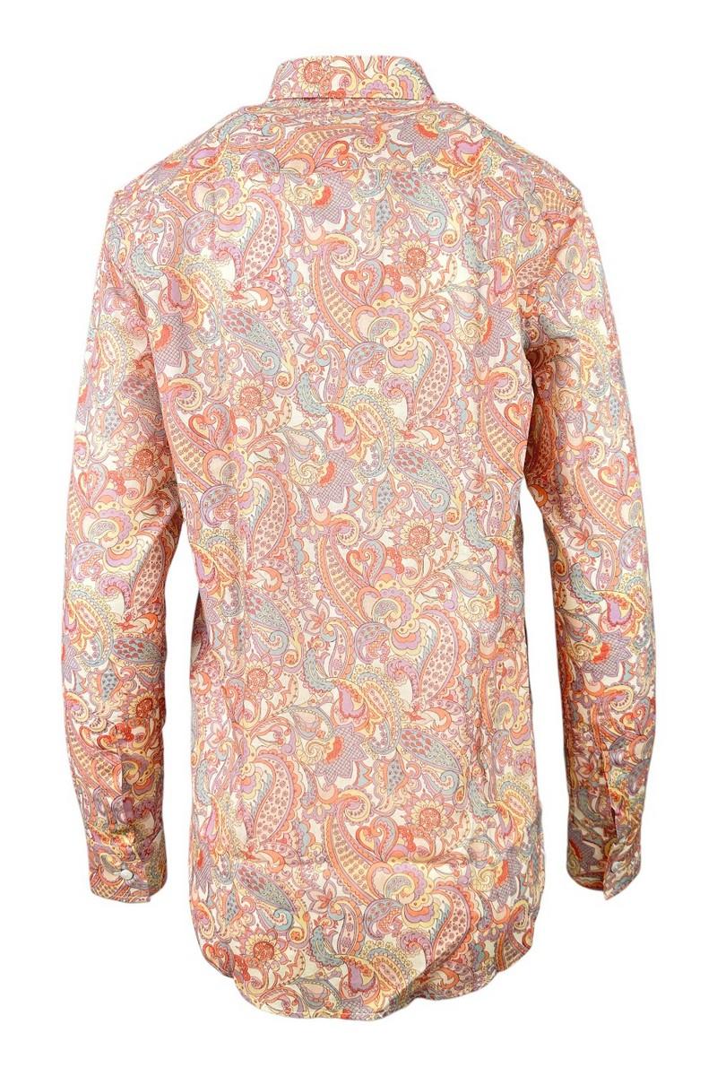 camicia donna uomo fantasia cachemire multicolor