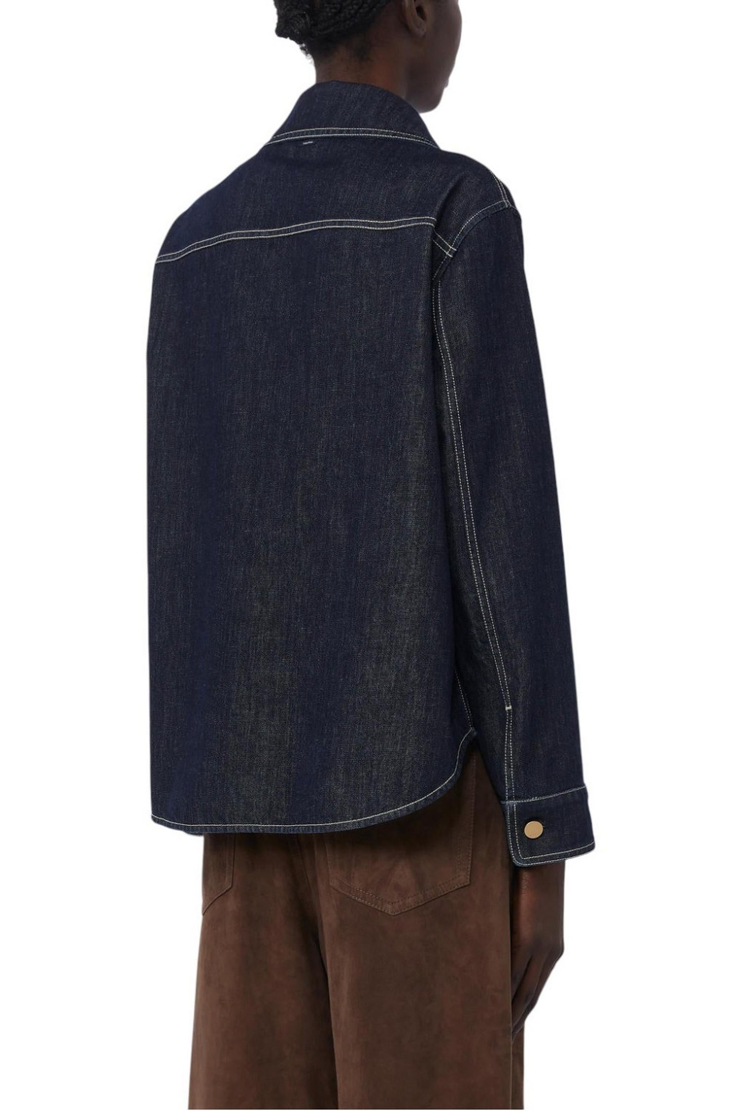 camicia donna enfasi denim
