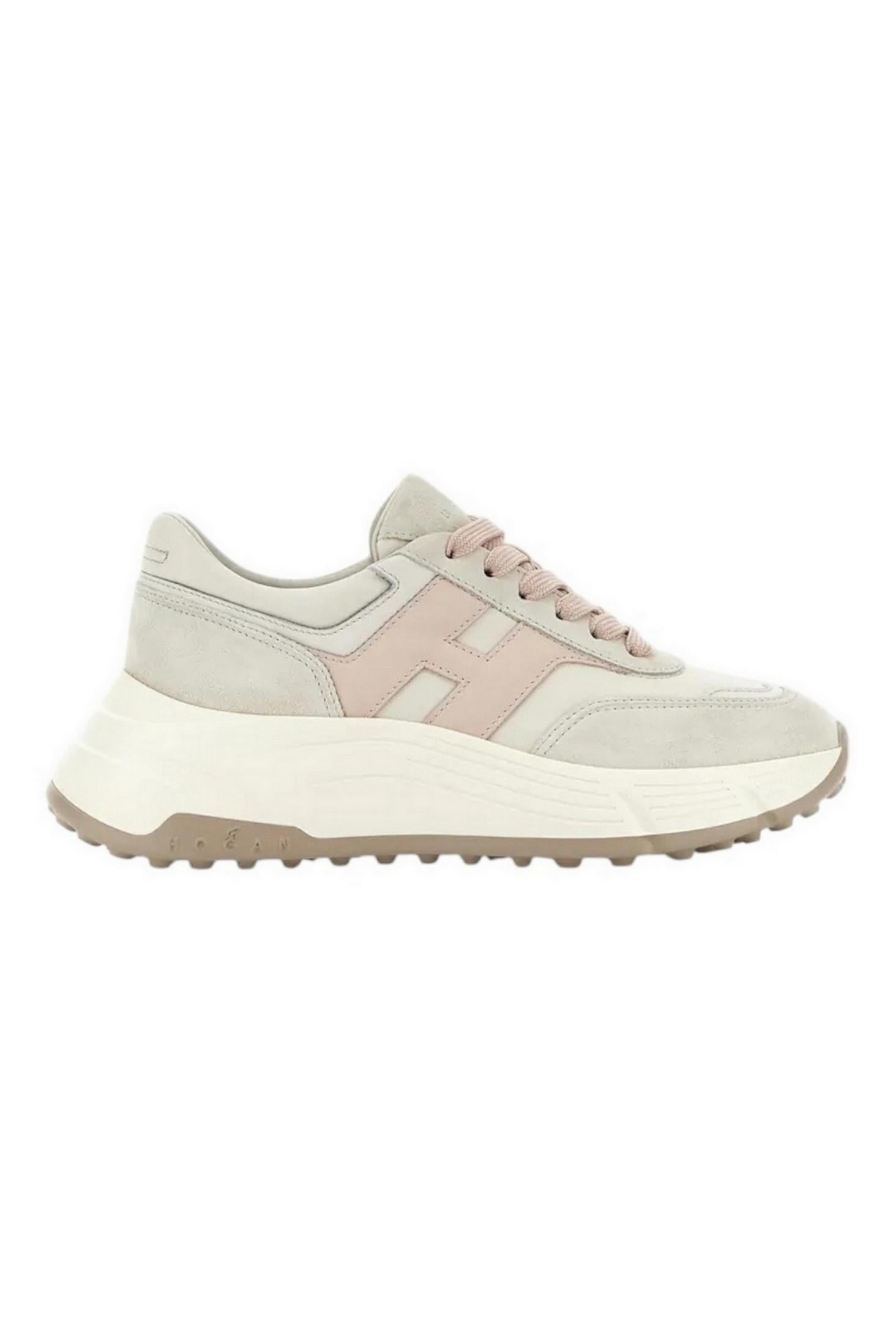 Sneakers donna Hi-Fi Avorio e Rosa