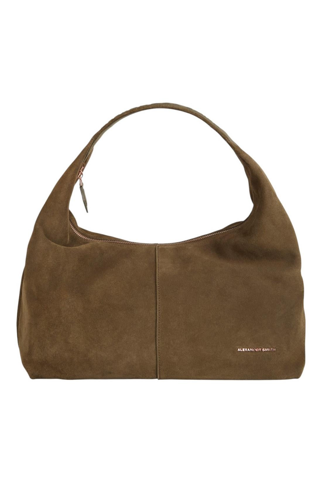 borsa donna chloe in suede militare