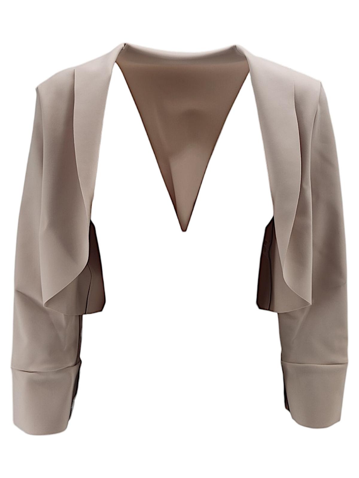 Copri spalle donna in jersey beige