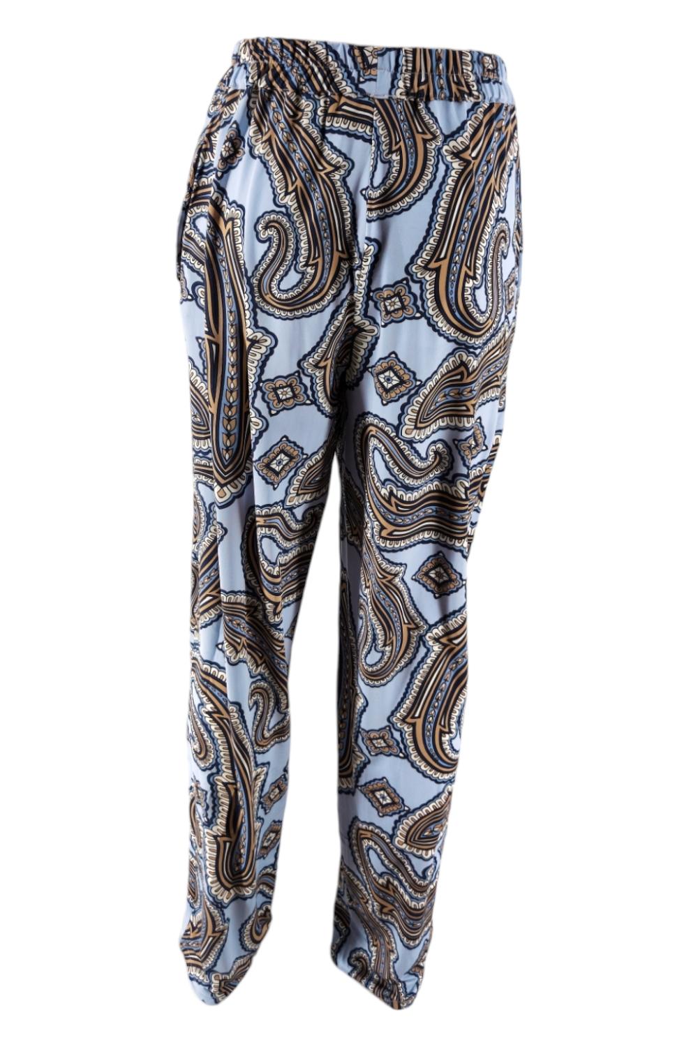 Pantalone Lavanda/beige/blu