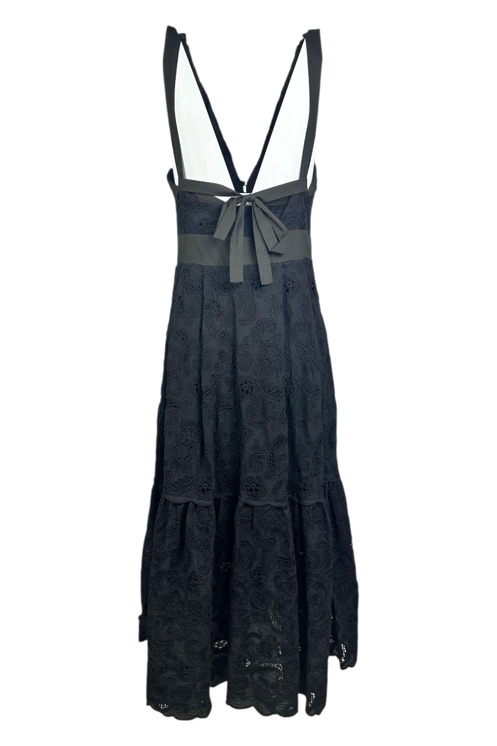 Abito donna in sangallo nero