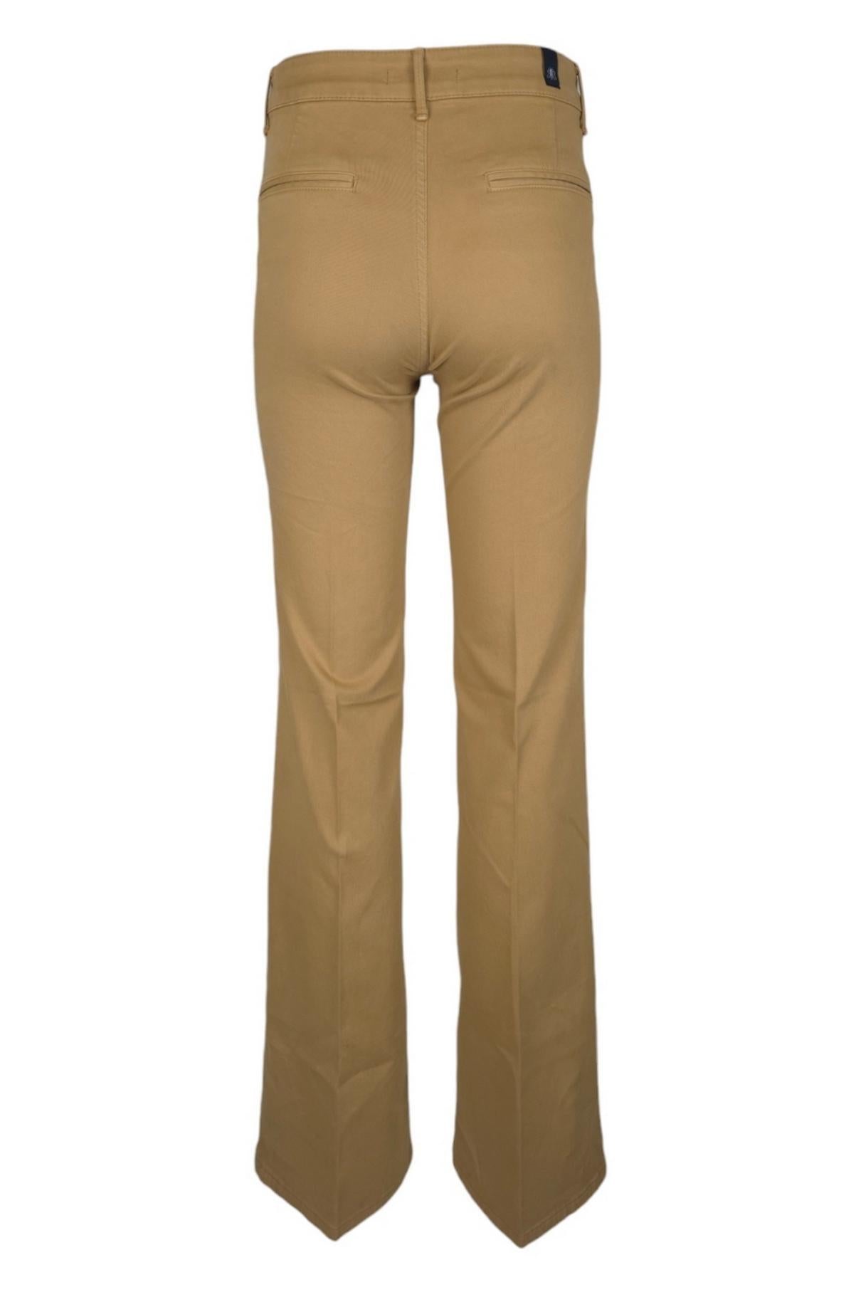 pantalone donna a zampa cammello