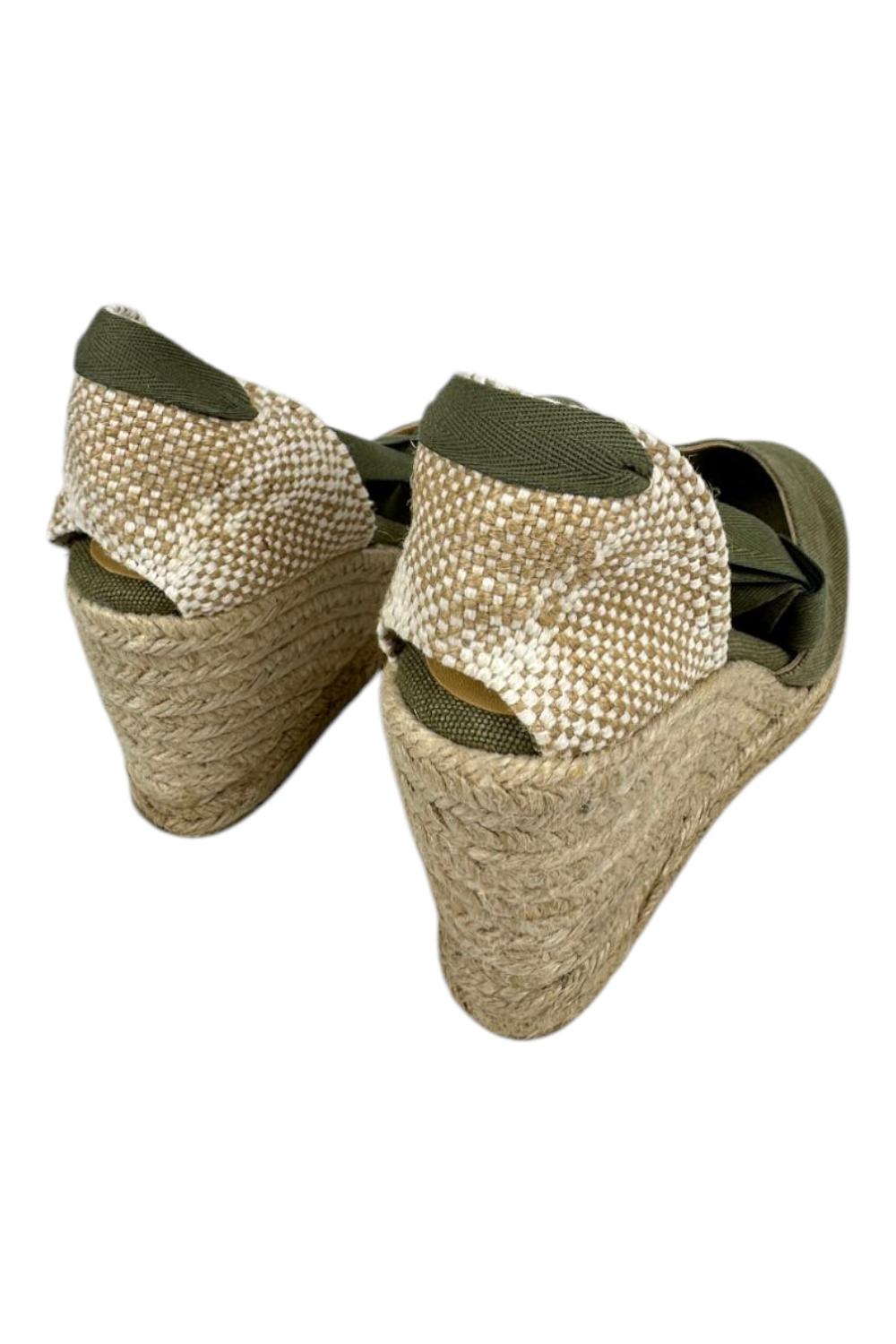 zeppa donna chiara altezza 8 cm militare