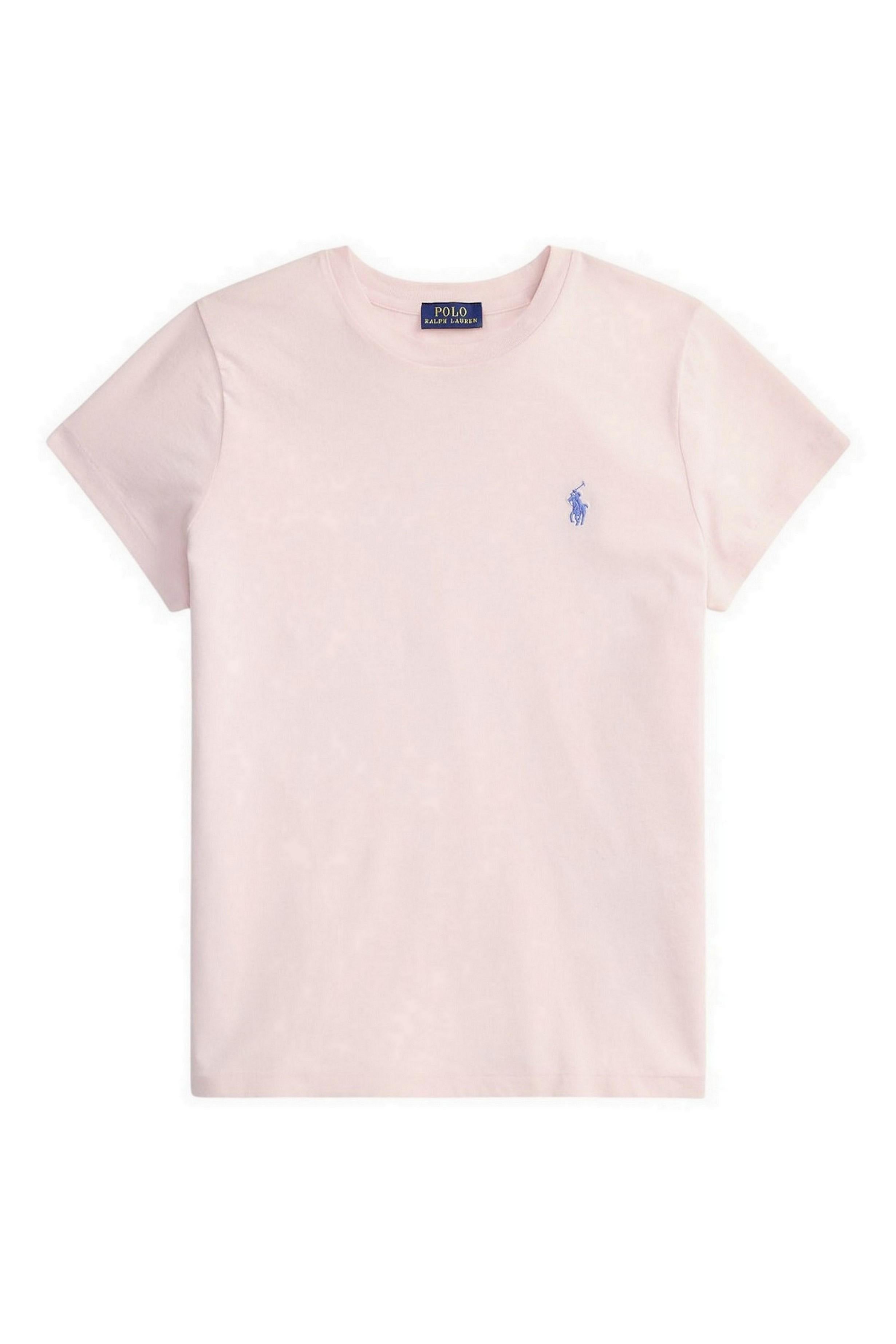 t-shirt donna mezza manica rosa