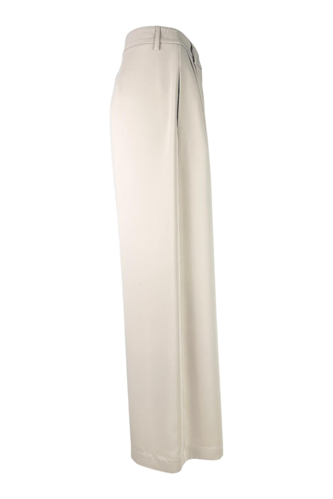 pantalone donna in cady doppia pinces perla
