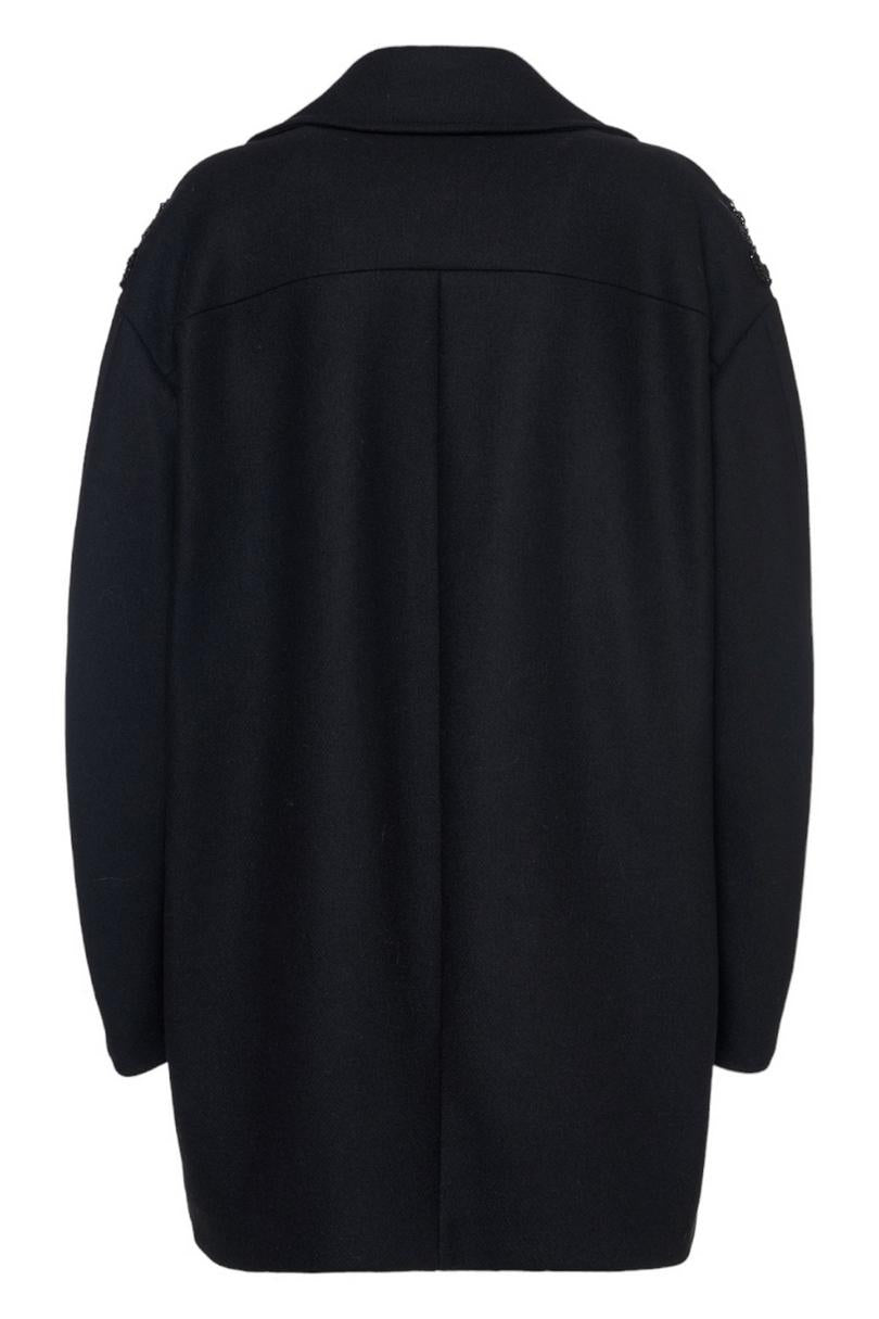 caban donna over nero
